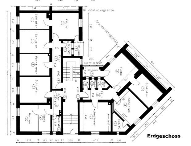 Helle 2-Zimmer-Erdgeschosswohnung in Ludwigshafen zu vermieten